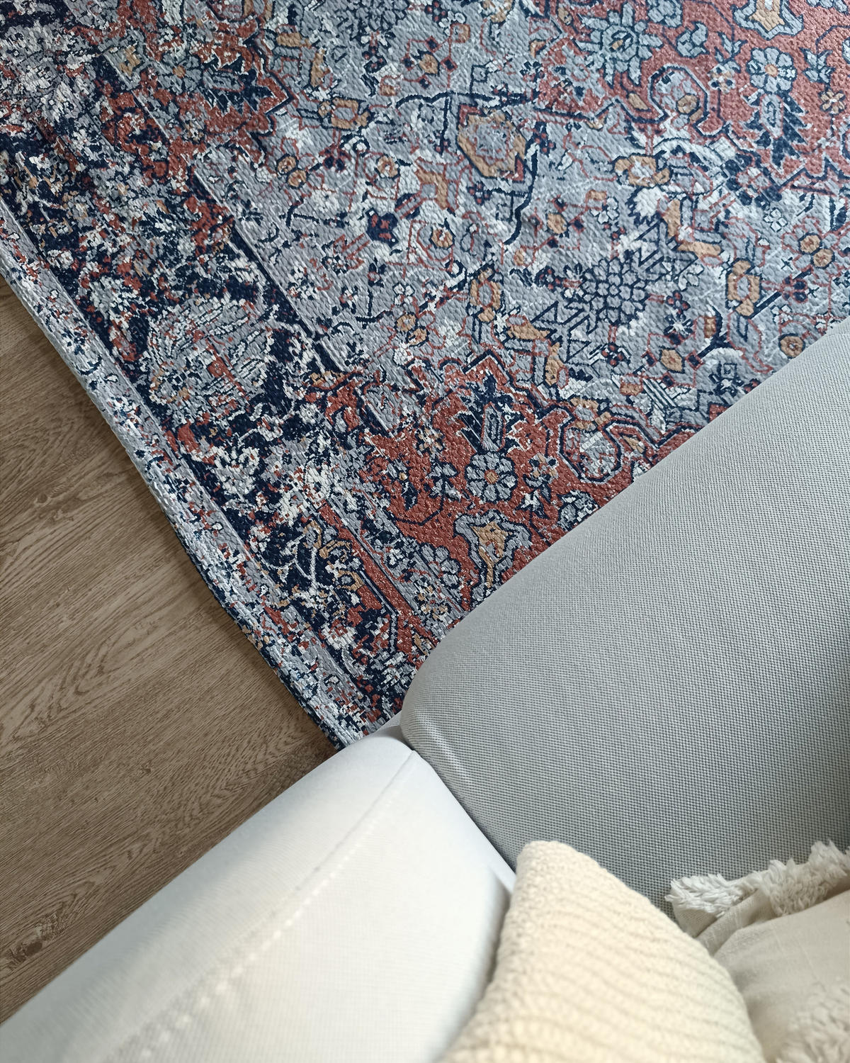 KURZFLOR-TEPPICH Korgan 200/140 cm - Multicolor, Kunststoff (140/200cm) - Beliani