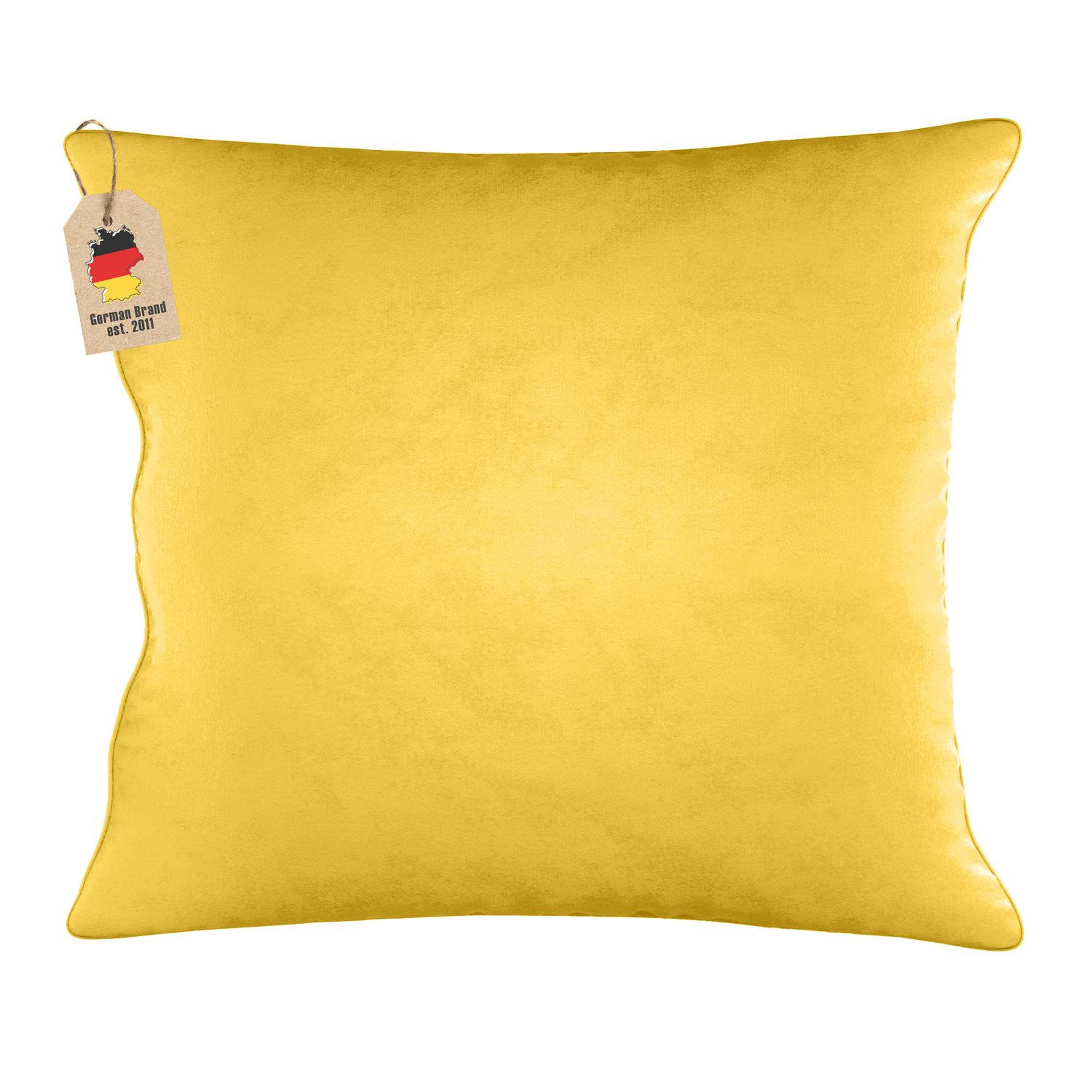 KISSENHÜLLEN-SET (2-tlg.) 40/40 cm (Gelb) - Gelb, Textil (40/40cm) - Intirilife