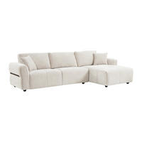 SOFA ohne Schlafmöglichkeit - -Sitzer - Stoff - Beige - - Beige, Textil (296/85/157cm) - Vente-Unique