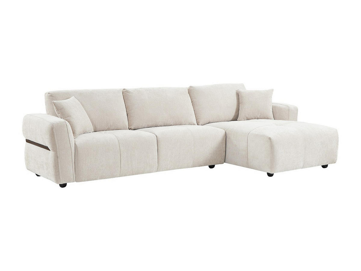 SOFA ohne Schlafmöglichkeit - -Sitzer - Stoff - Beige - - Beige, Textil (296/85/157cm) - Vente-Unique
