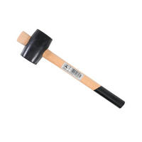 GUMMIHAMMER, Kopf-Ø 55 mm, 250 g - Multicolor, Kunststoff (322/83/58cm) - BGS technic