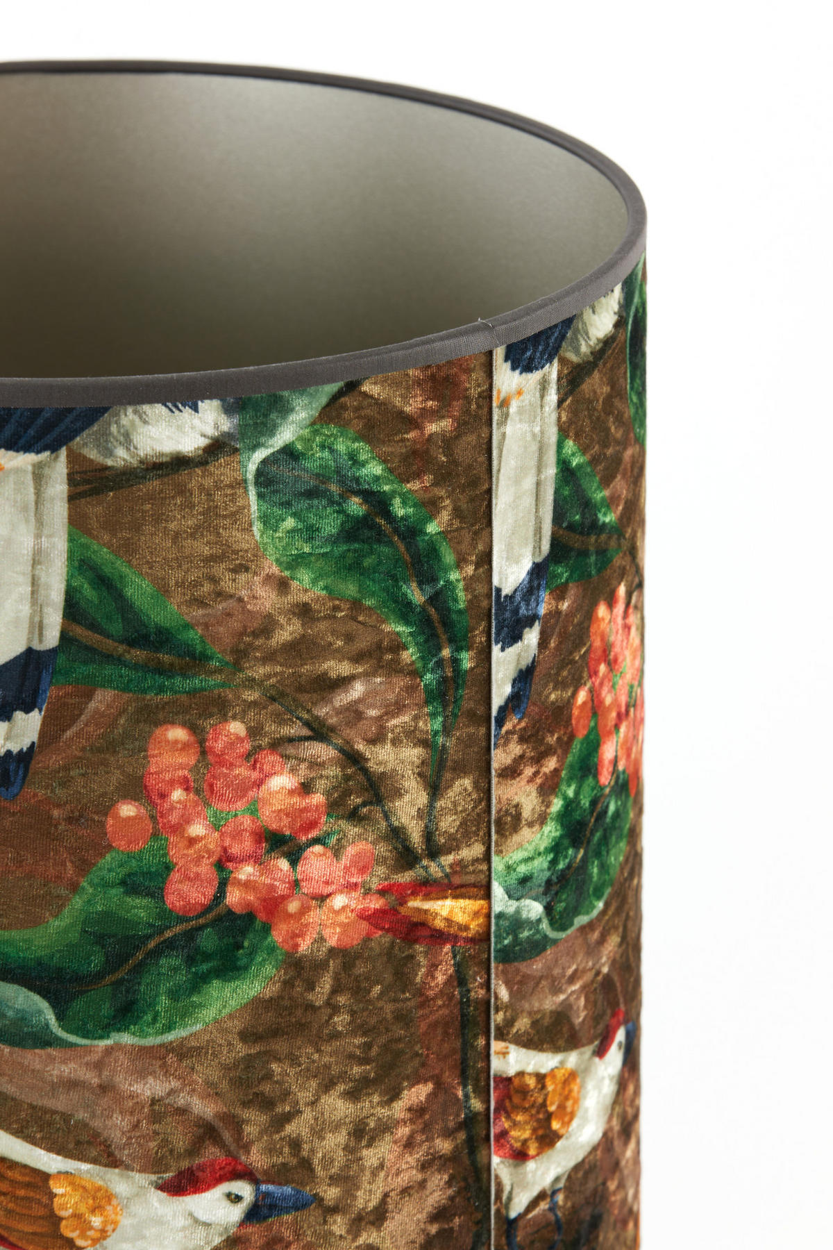 LAMPENSCHIRM Passaro Braun Ø40/49 cm - Braun, Textil (40/40/49cm) - Light & Living