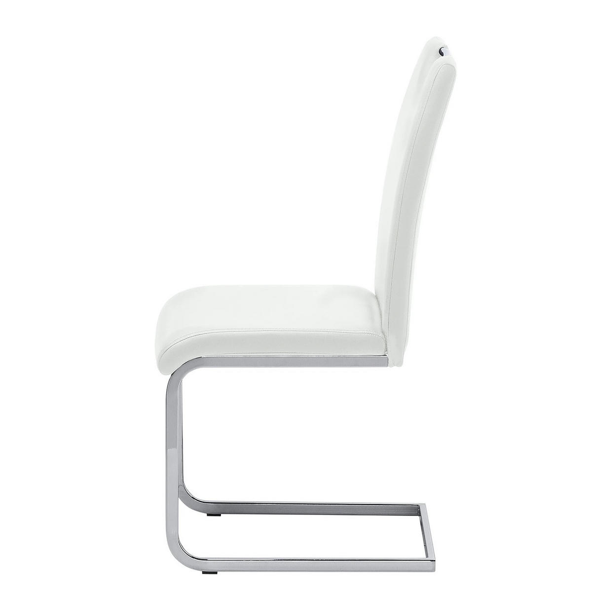 FREISCHWINGER - Metall / Textil - Weiß, Kunststoff/Metall (44/97/61cm) - home24