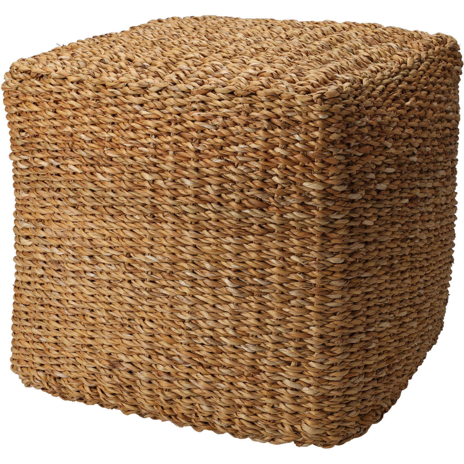 HOCKER 40/40/38 cm - Braun, Naturmaterialien (45/41.5/45cm)