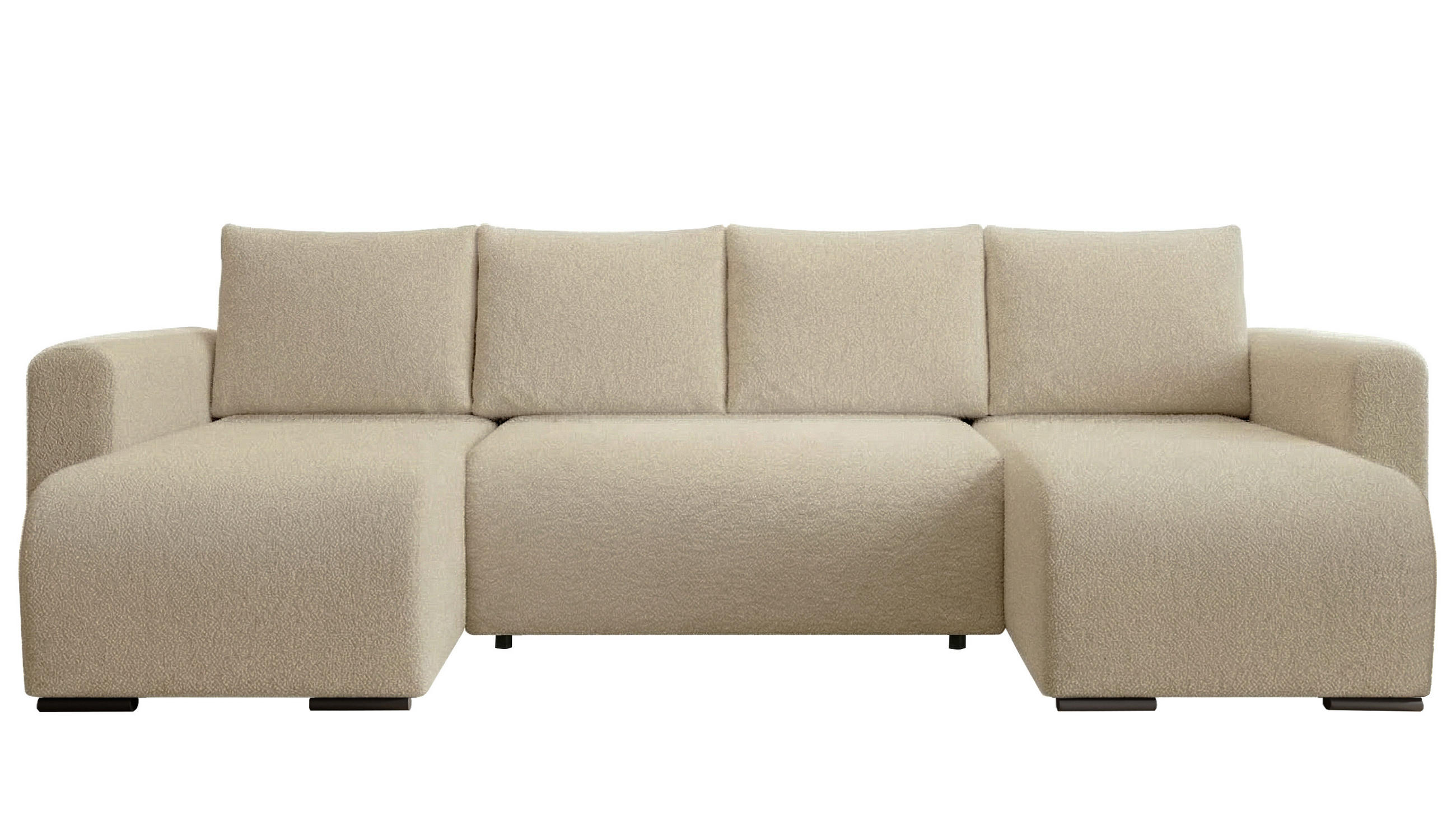 Storez24 Wohnlandschaft Creme 305x85x140 cm