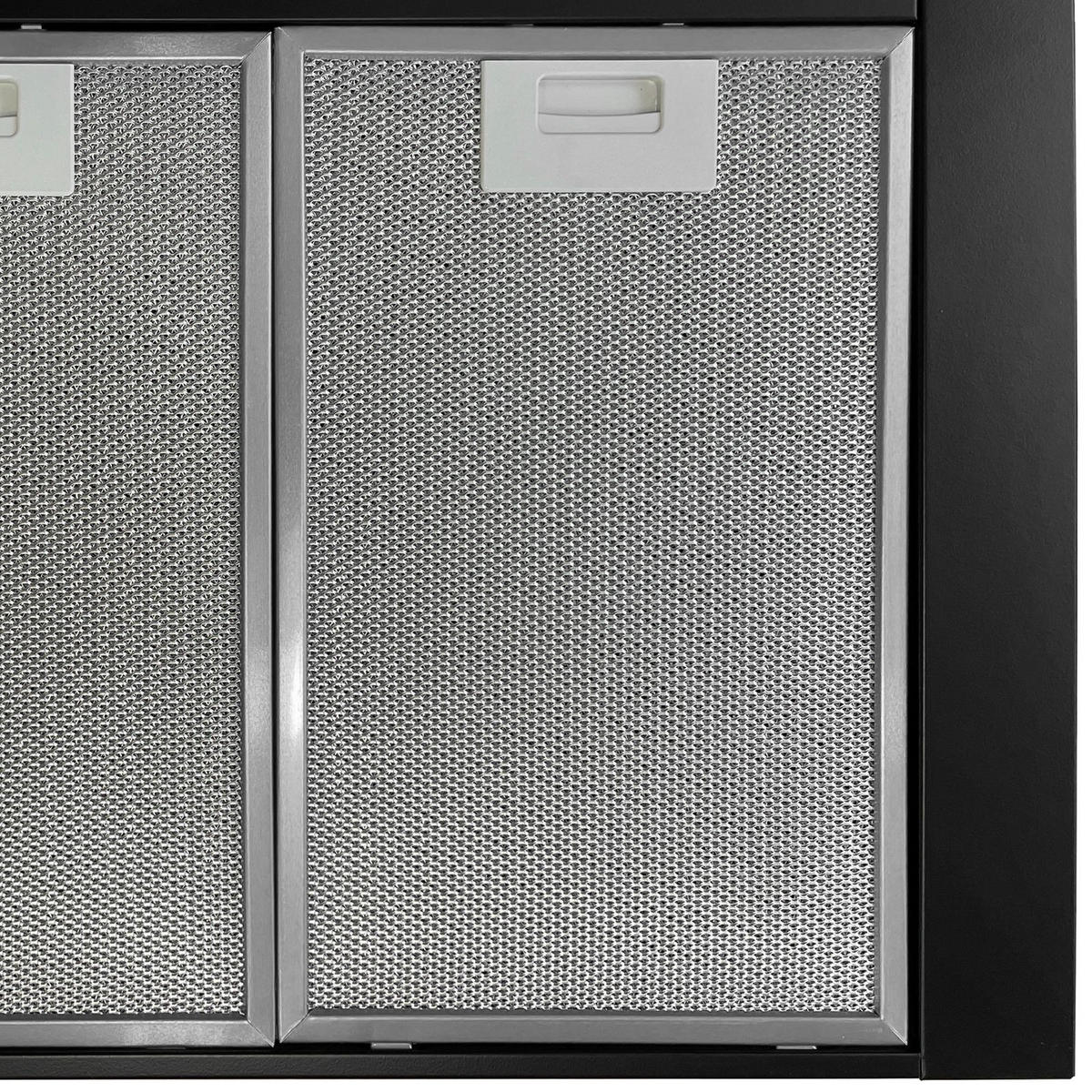 DUNSTABZUGSHAUBE GCH C 147 BL 120 N 120 cm Schwarz - Schwarz, Metall (120/87/47cm) - Gurari