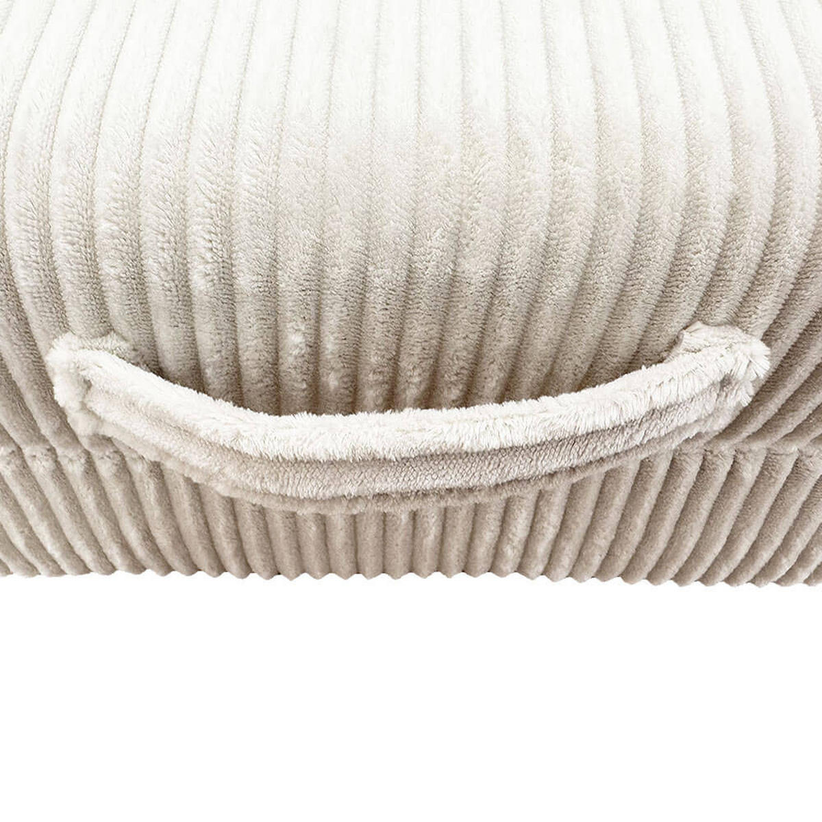 SPIELSOFA LIV - Cord Beige, Kleine Matratze - Beige, Kunststoff/Textil (140/8/70cm) - Home Deluxe