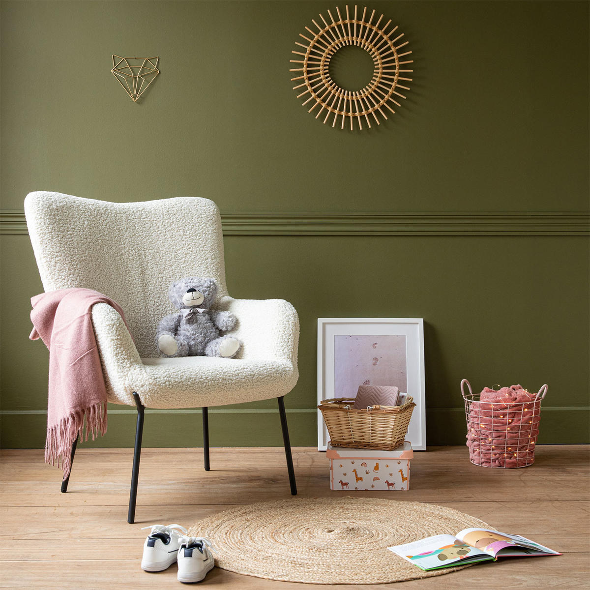 SESSEL Eira Beige - Beige, Textil (72/98/79cm) - Happy Garden