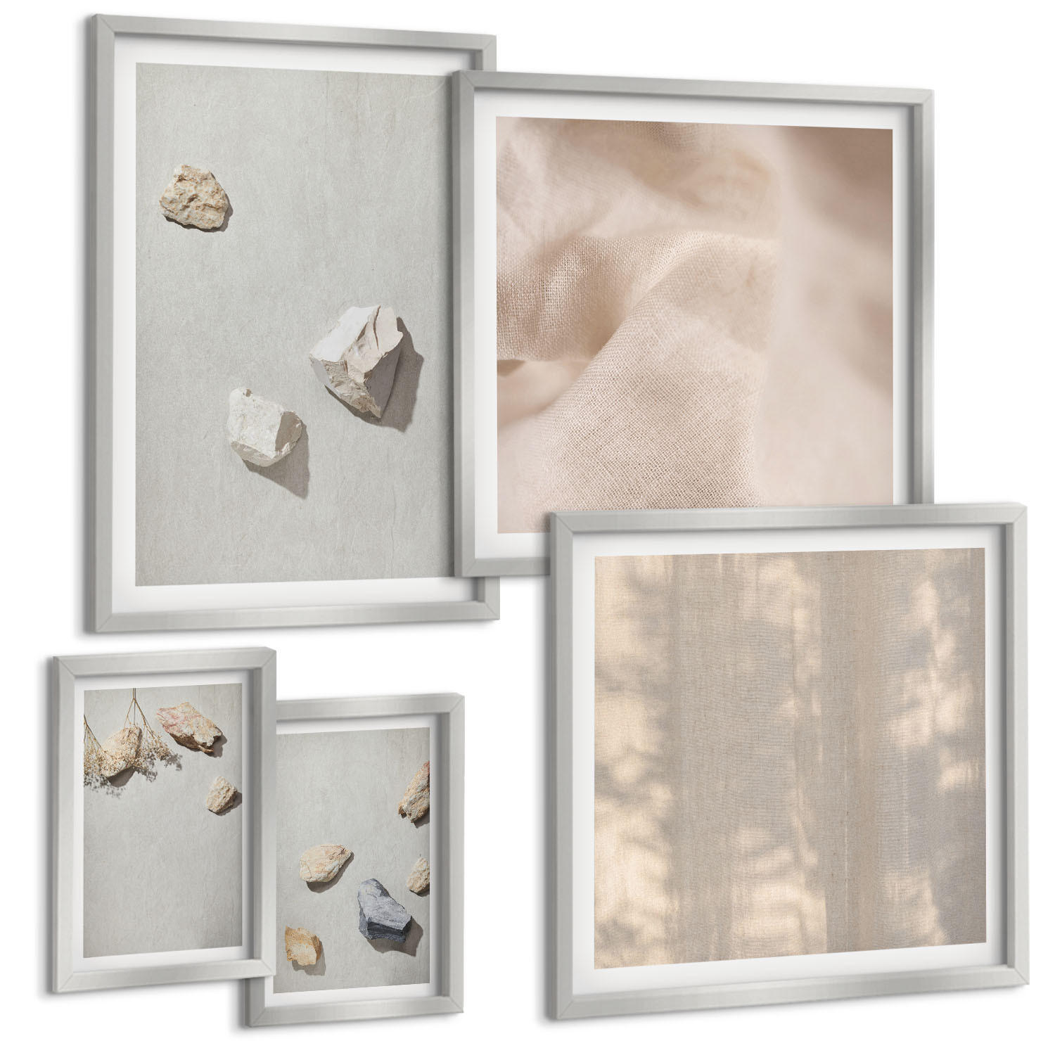 Tulup Bilder Silber 40x60 cm