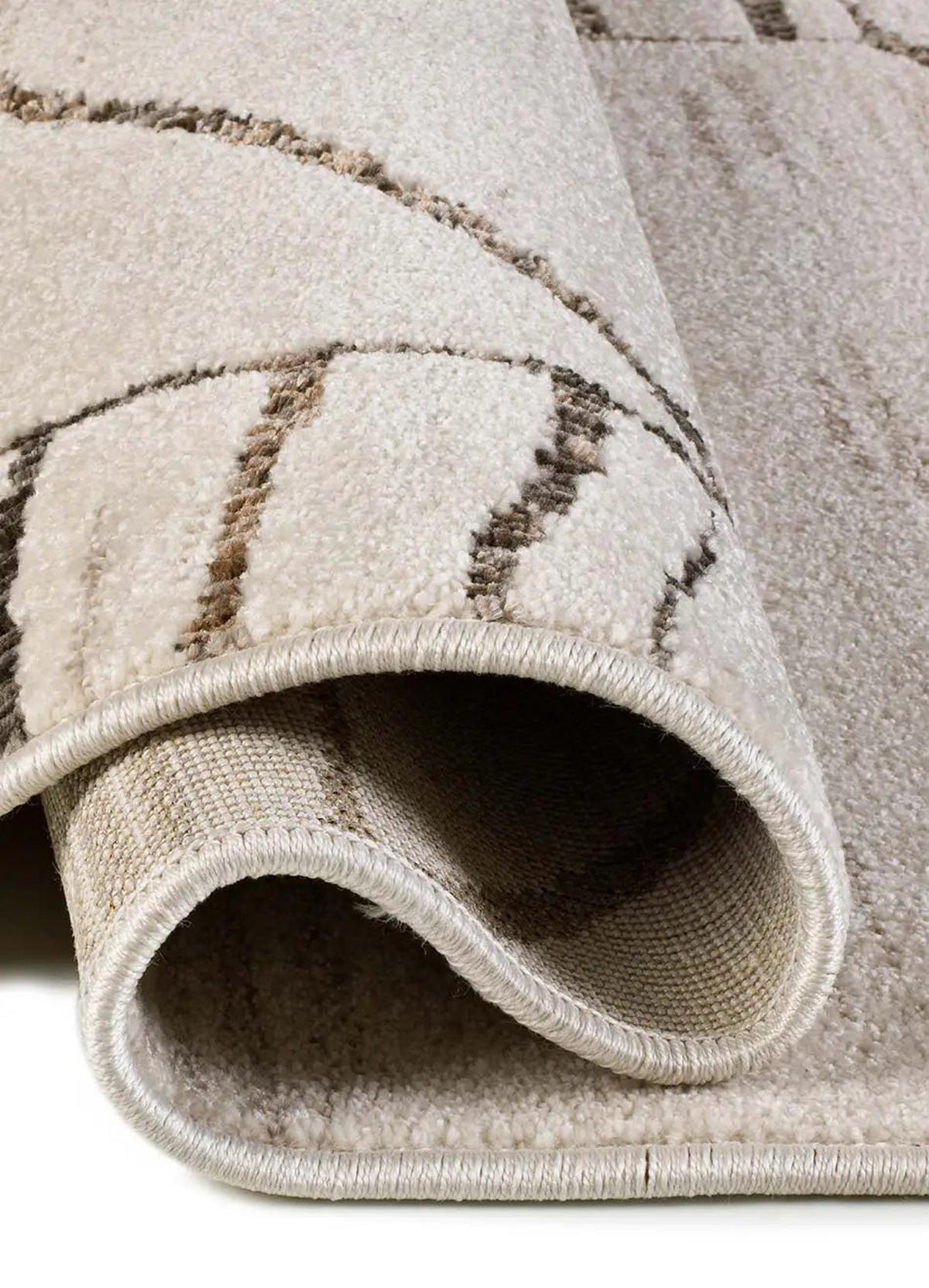 WEBTEPPICH Creme / Braun Ceres 200/285 cm - Creme, Naturmaterialien/Textil (200/285cm) - Atticgo