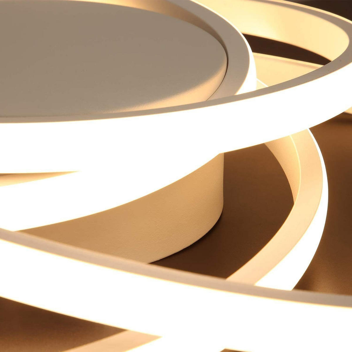 LED-DECKENLEUCHTE Klaus 57/53/12 cm - Weiß, Metall (57/53/12cm) - Nettlife
