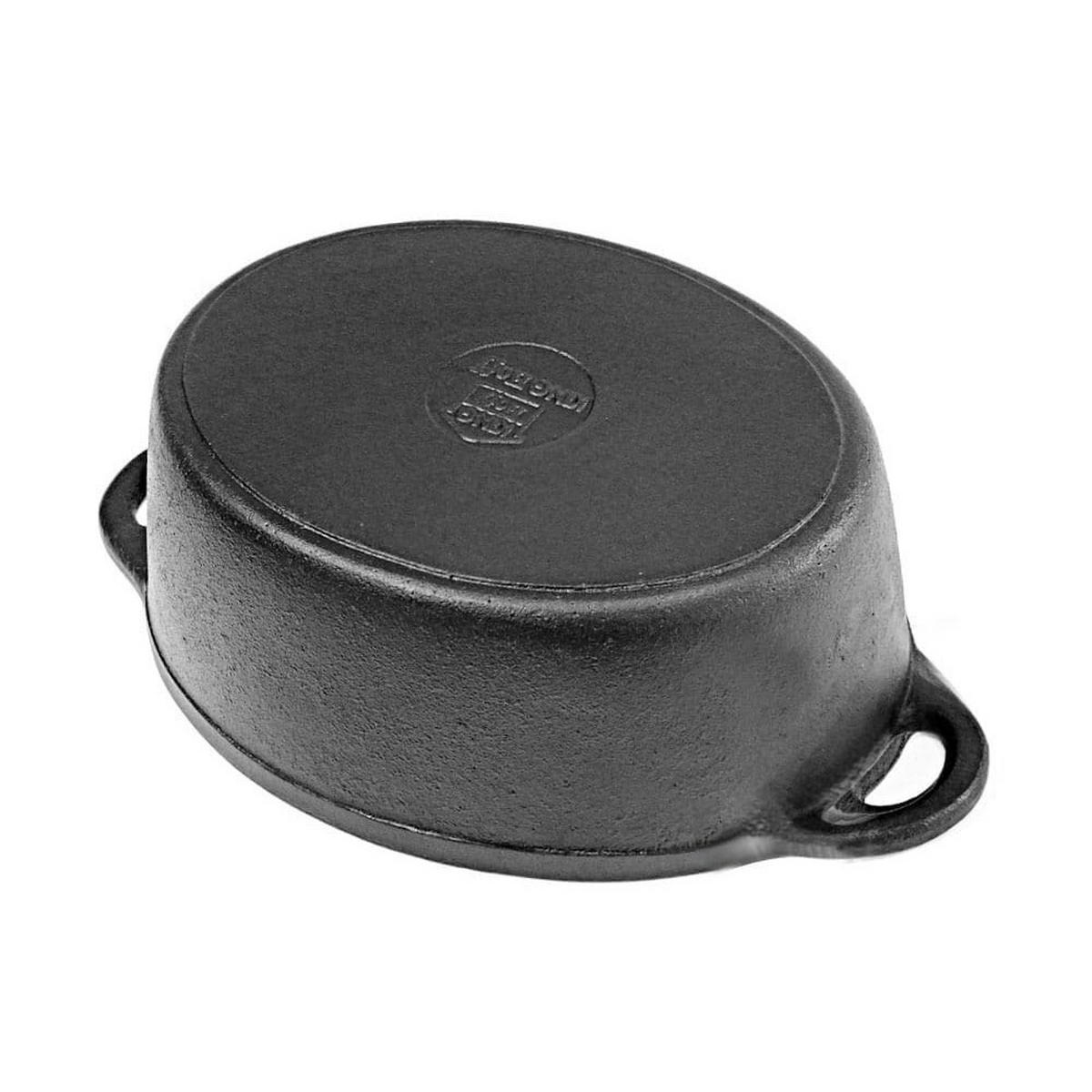 GUSSEISEN-BRÄTER 6,2l 33cm KH1531 - Schwarz, Metall (33/26/11cm) - Kinghoff 