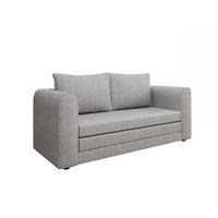 SCHLAFSOFA Arelis Schlafsofa mit Bettfunktion, grau - Grau, Holz (160/78/69cm) - Panda Möbel