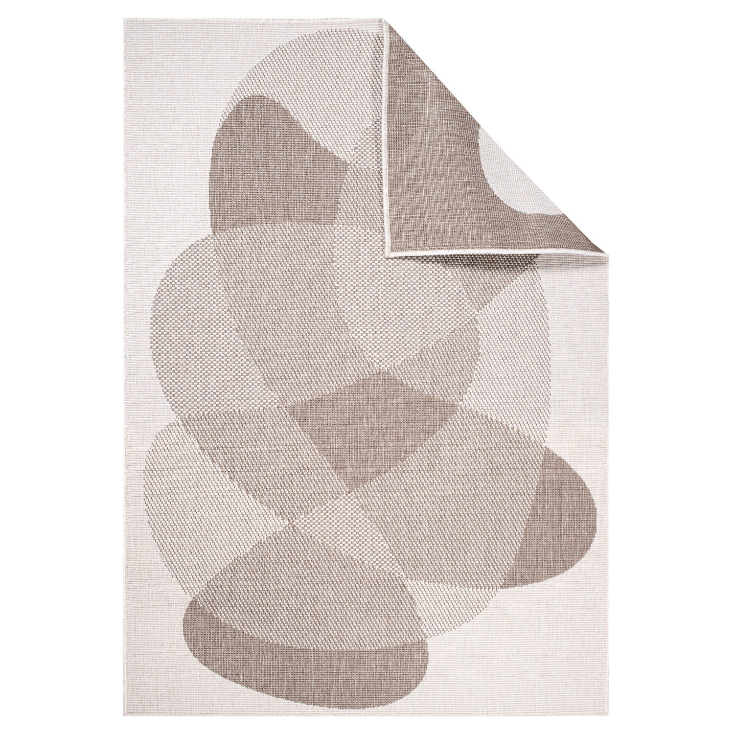 OUTDOOR-TEPPICH DuoRug 5835 Creme 200x290 cm - Beige, Textil (200/290cm) - carpet city