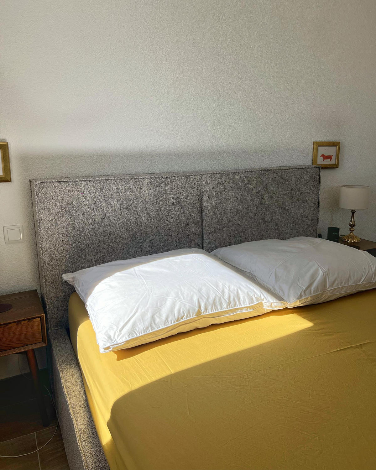 POLŠTÁŘ sada 2 ks Bílý 80/80 cm Feldberg - bílá, přírodní materiály (80/80cm) - Beliani
