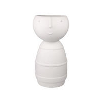 VASE "KLAUS" Studio 8 Vultus weiß 30 cm - Weiß, Keramik (30cm) - Goebel