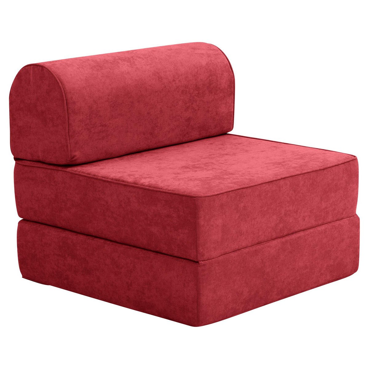 FALTSESSEL Katusha Flachgewebe rot - Rot, Kunststoff (80/71/80cm) - 58aufmkessel