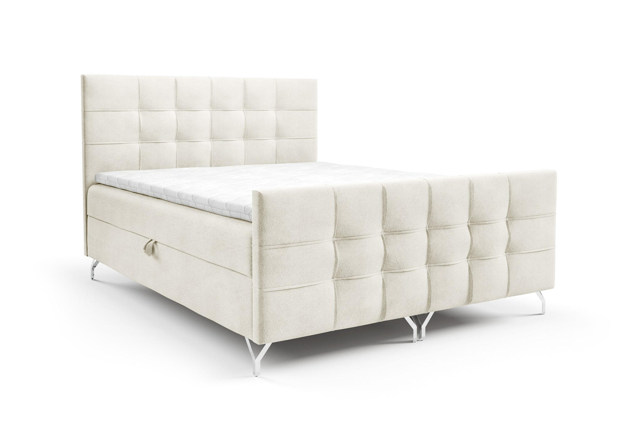 Fun Möbel Boxbett Creme 140x200 cm
