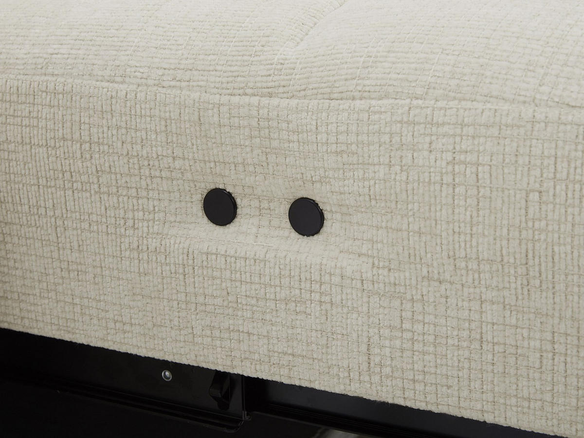 RELAXSOFA - 4 Personen - stoff - beige Vikono - Beige, Kunststoff/Textil (268/77/157cm) - Vente-Unique