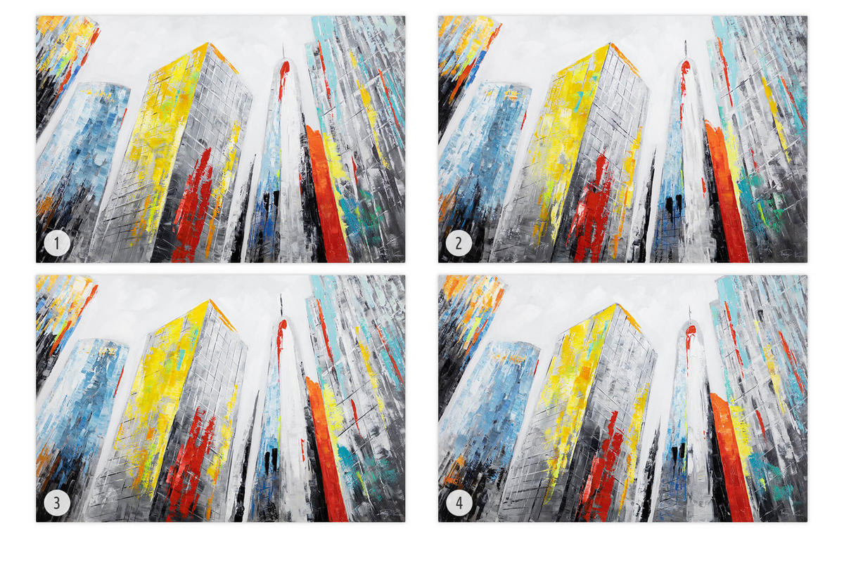OLEJOMAĽBA 120/80 cm, More a pláž - sivá, drevo/textil (120/80cm) - KUNSTLOFT