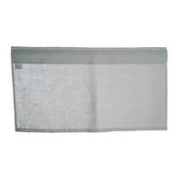 SCHEIBENGARDINE reines Leinen stein-grau 85/45 cm - Grau, Naturmaterialien (45/85cm) - beties Heimtextil