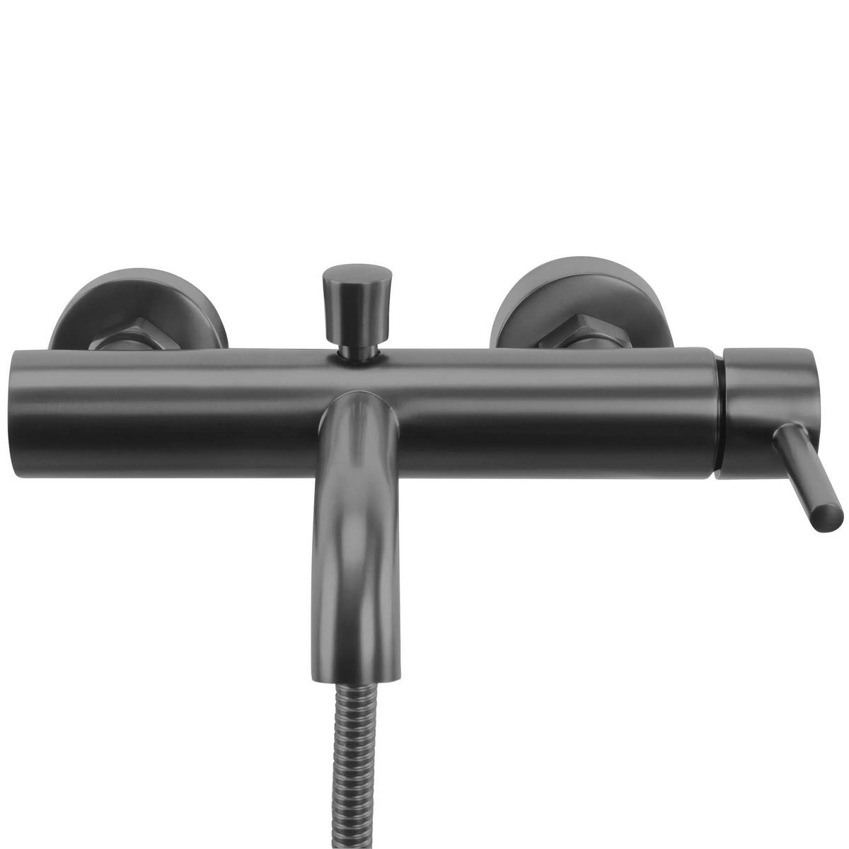 WANNENARMATUR Rea Lungo Titan - Titanfarben, Metall (19/21/25cm) - REA