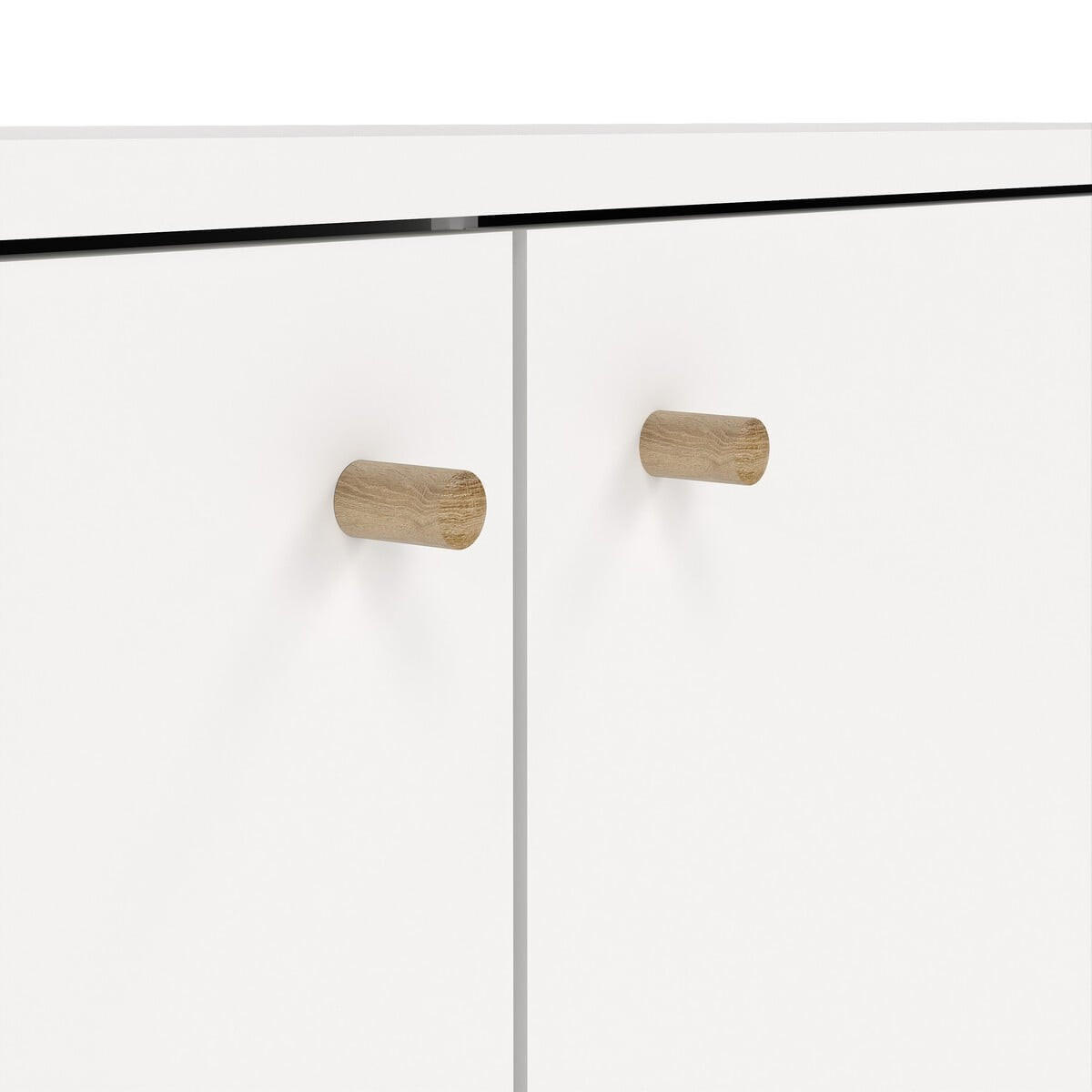 SIDEBOARD, Bodo, Weiß, Holzwerkstoff, 148 x 40 x 82 cm - Weiß, Holzwerkstoff (39.1/81.7/147.2cm) - Calicosy