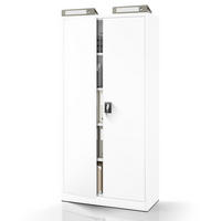 AKTENSCHRANK JAN H - Weiß, Metall (90/195/40cm) - Jan Nowak