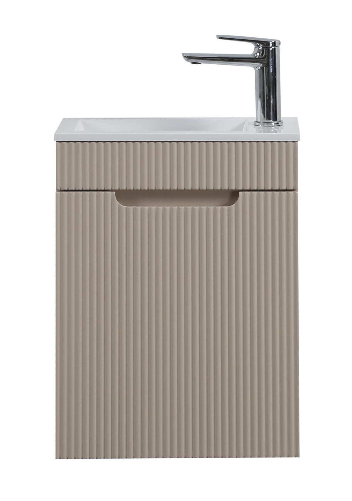 GÄSTE-WC-MÖBELSET Thermis 2 Teile Cashmere - 40 x 22 x 53 cm - Kaschmir, Holz (40/53/22cm) - Badplaats