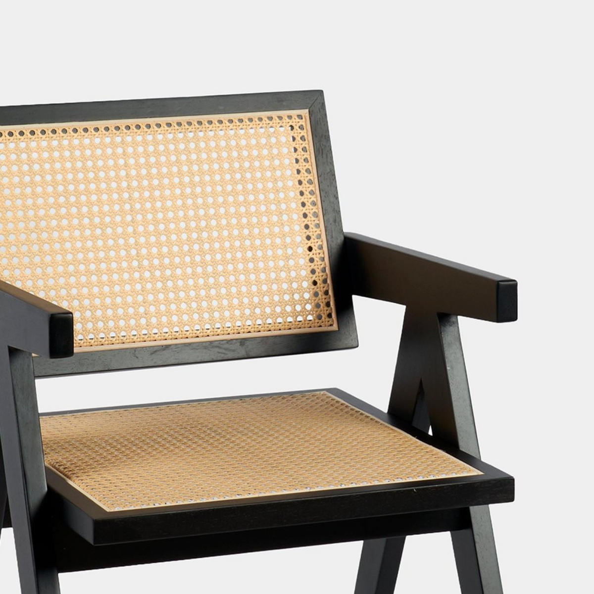 ESSZIMMERSTUHL Nelha Schwarz 51 cm x 80 cm 2er-Set - Schwarz, Holz (51/80/54cm) - Klast Home