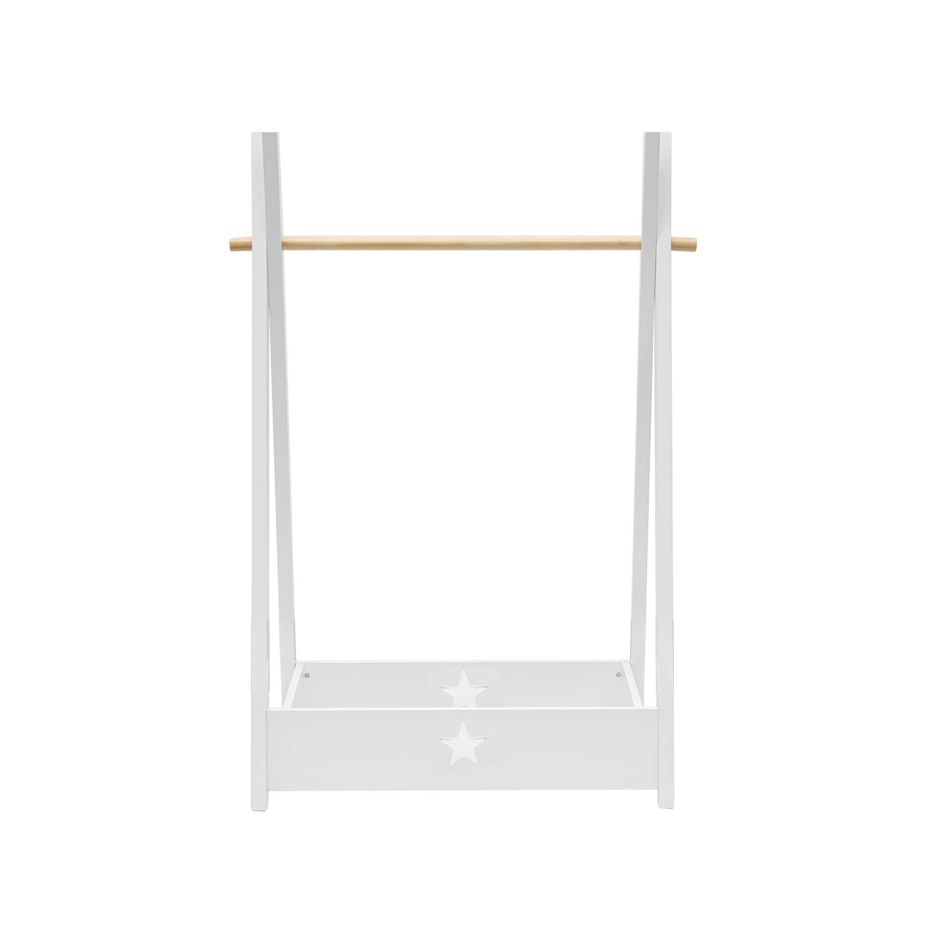 KINDERKLEIDERSTÄNDER Weiß 42/42/118 cm - Weiß, Holzwerkstoff (42/118/42cm) - Mobili Rebecca