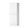 ŠATNÍ SKŘÍŇ Claus Bílá - bílá, kompozitní dřevo (74/191.5/40cm) - Vicco
