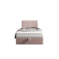 BOXBETT DUO 2 100x200 Cosmic 14, mit Matratze H3, Bonell und Topper, Rosa - Pink, Holz/Kunststoff (100/200cm) - Bedante