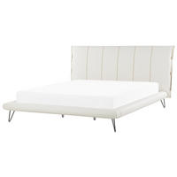 BETT 180/200cm Creme Betin - Creme, Textil (180/200cm) - Beliani