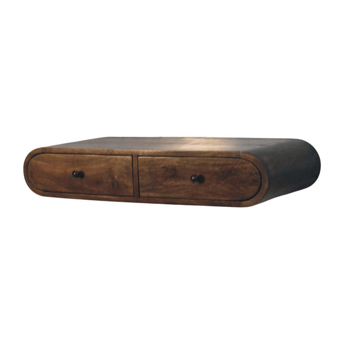 KONZOLNI STOL Avora, viseći - smeđa, drvo (80/15/32cm) - Artisan Furniture