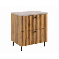 BADEZIMMERSCHRANK: Craft Eiche Gold / Platte Kaschmir / Griffe Schwarz / Beine Schwarz, 60 x 46 x 73,6 cm - Eichefarben/Schwarz, Holzwerkstoff (60/73.6/46cm) - 3XE LIVING