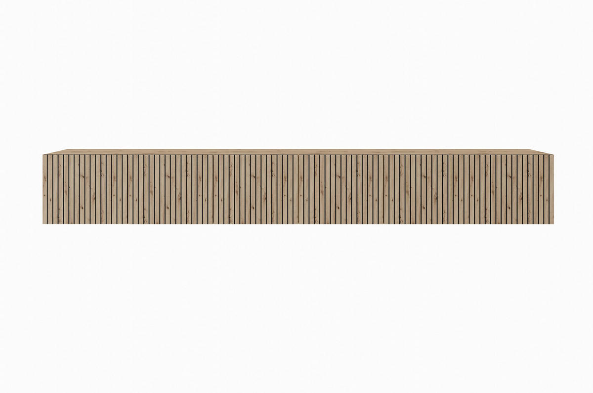 TV-SCHRANK CORA - Eiche Artisan, Holzwerkstoff (300/41/40cm) - Meblini