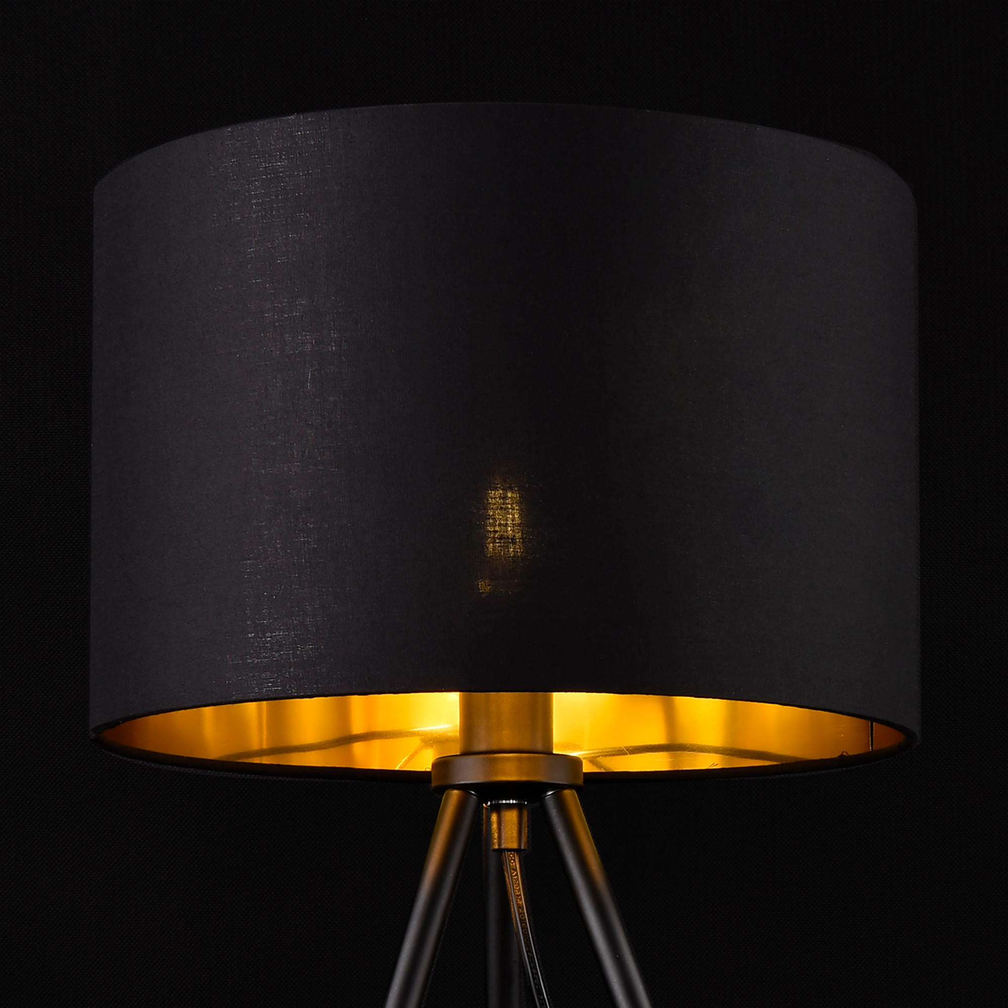Thumbnail - lux.pro Tischleuchte, Schwarz, Metall, 30x51x30 cm, Lampen & Leuchten, Innenbeleuchtung, Tischlampen, Tischlampen