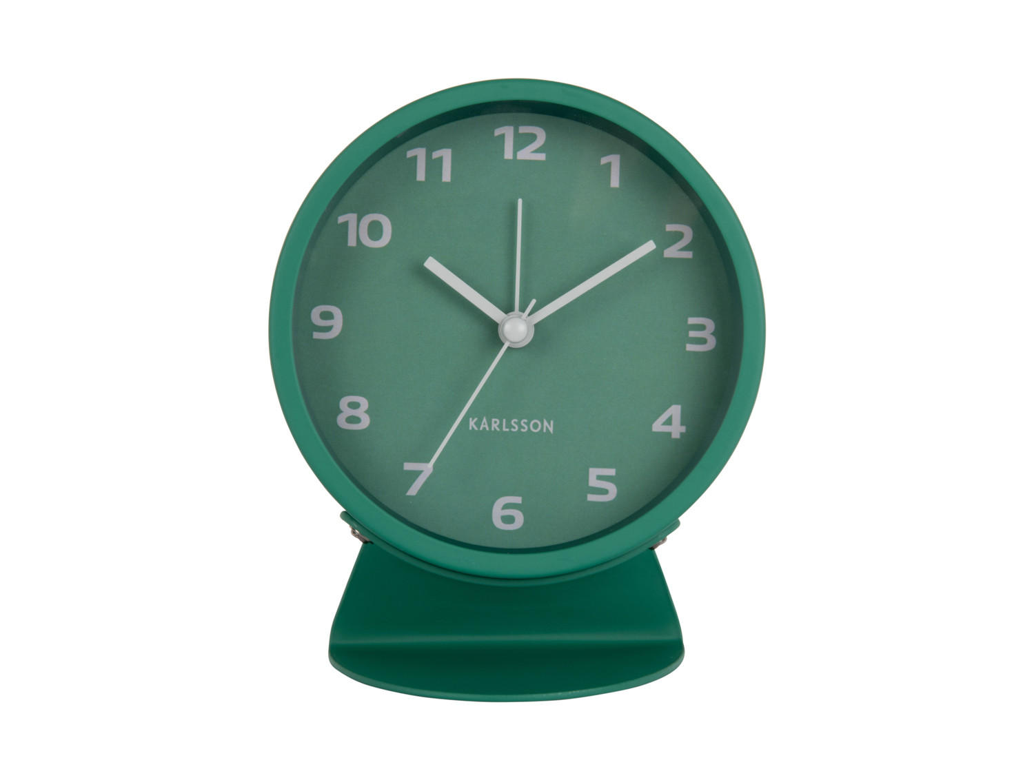 WECKER Cool Retro Grün 11/11/13 cm - Grün, Metall (11/13/11cm) - Karlsson