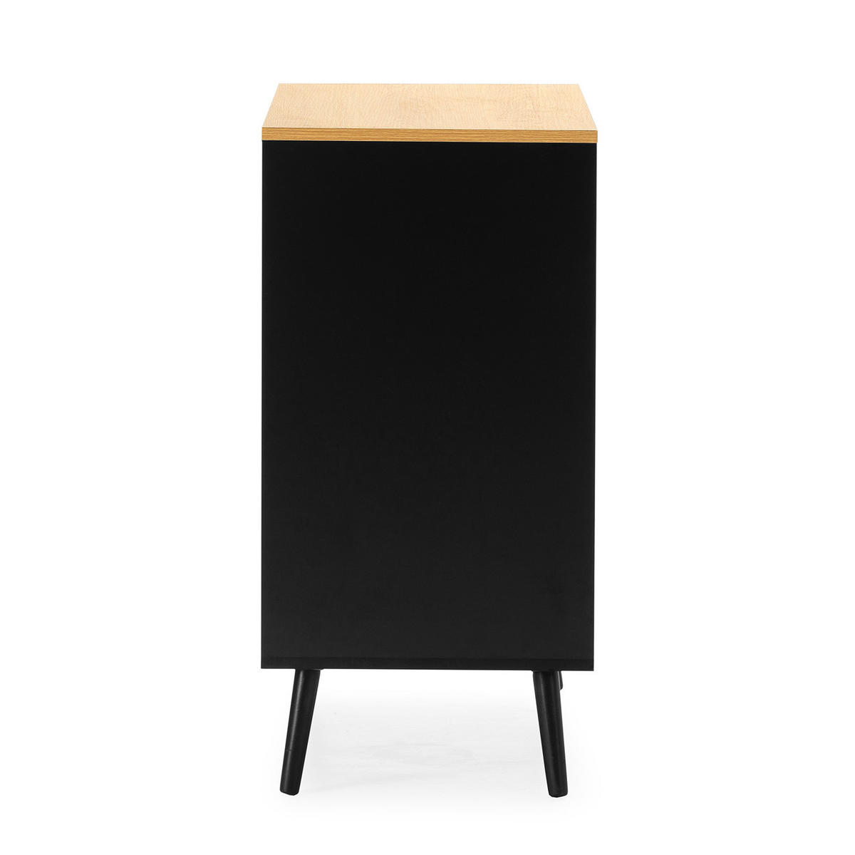 KOMMODE 80/80/40 Desi schwarze Farbe - Schwarz, Holzwerkstoff (80/80/40cm) - VS Venta-stock