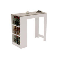 BARTISCH Grau 103/50.5/115cm - Weiß/Grau, Holzwerkstoff (115/103/50.5cm) - CraftPAK
