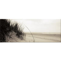 GLASBILD 80x30 cm Strand beige - Beige, Glas (80/30cm) - artissimo