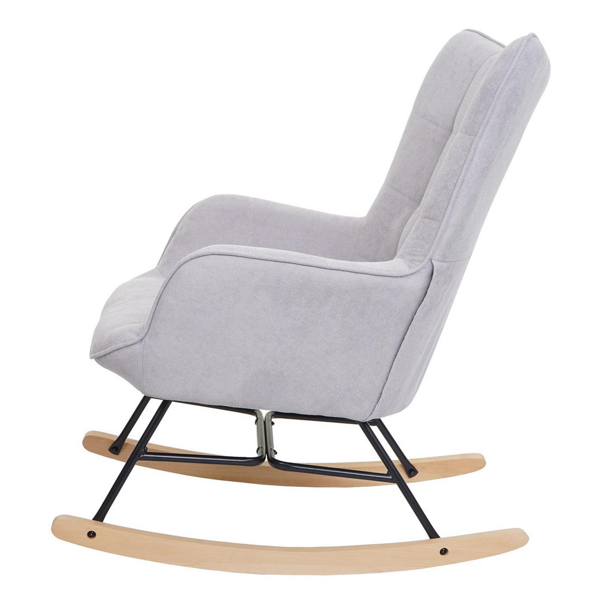 SCHAUKELSTUHL Grau - Grau, Textil (73/91/83cm) - MCW