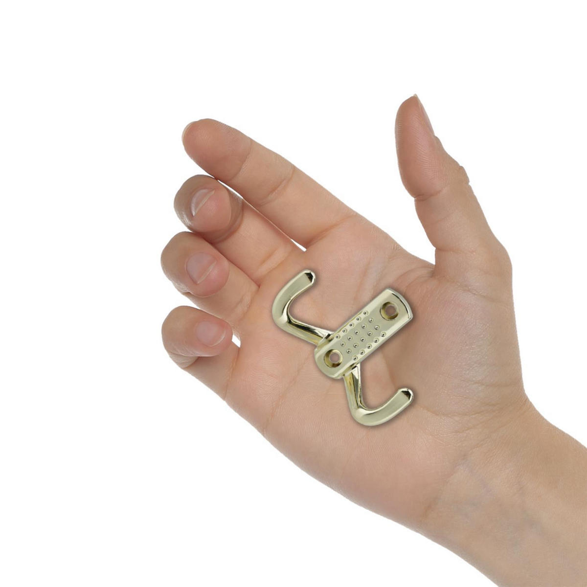 KLEIDERHAKEN 7 / 4.7 cm - Goldfarben, Metall (1.69/4.7/7cm) - Intirilife