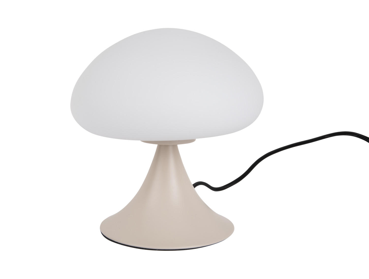 TISCHLAMPE Hongo - Grau - 21 cm - Grau, Glas (20/20/21cm) - Leitmotiv