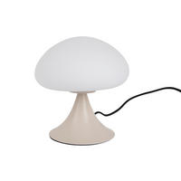 TISCHLAMPE Hongo - Grau - 21 cm - Grau, Glas (20/20/21cm) - Leitmotiv