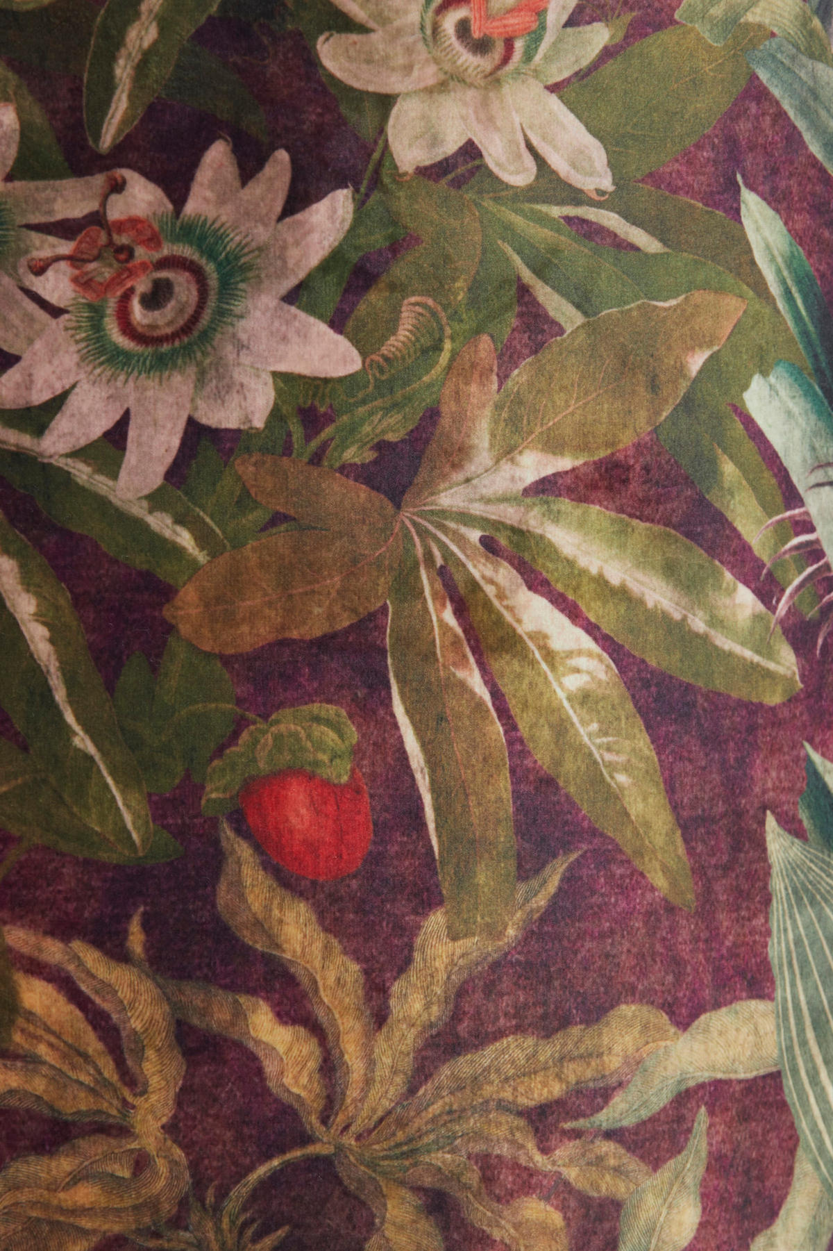 LAMPENSCHIRM Passion Violett 38/17,5/28 cm - Lila, Textil (38/17.5/28cm) - Light & Living