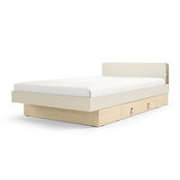 JUGENDBETT SOVI 19 120 / 200 cm in Macadamia / Eiche Mavelie - Eichefarben/Beige, Holzwerkstoff (120/200cm) - Deine Möbel 24