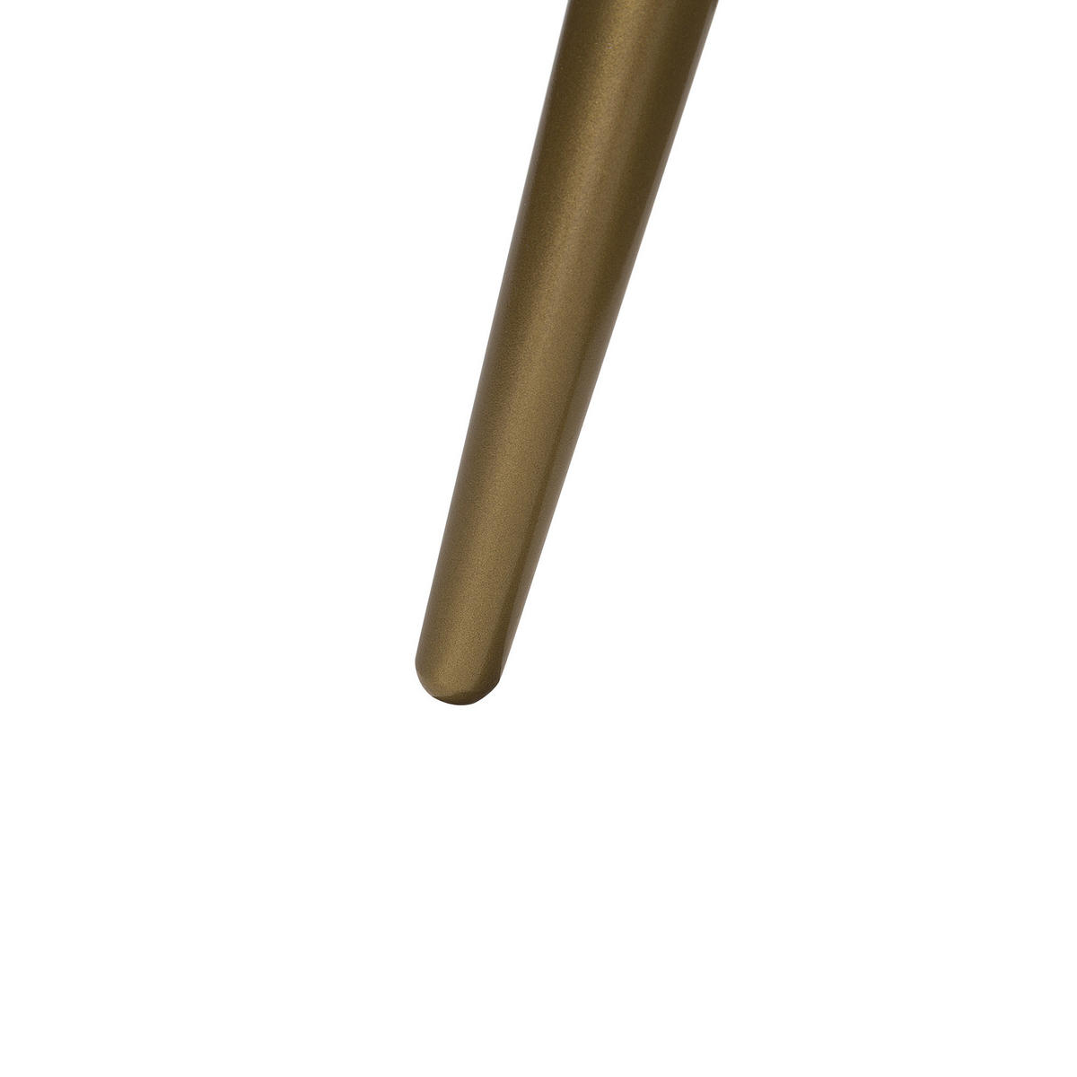BEISTELLTISCH Marmor Optik weiß/gold 44 cm Ramona - Goldfarben/Weiß, Holzwerkstoff (44/44/55cm) - Beliani