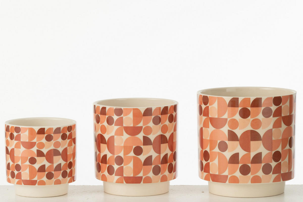 VASE RUBELLA - Töpferei - Rot - Ø 15 cm - Rot, Keramik (26.5cm) - J-Line